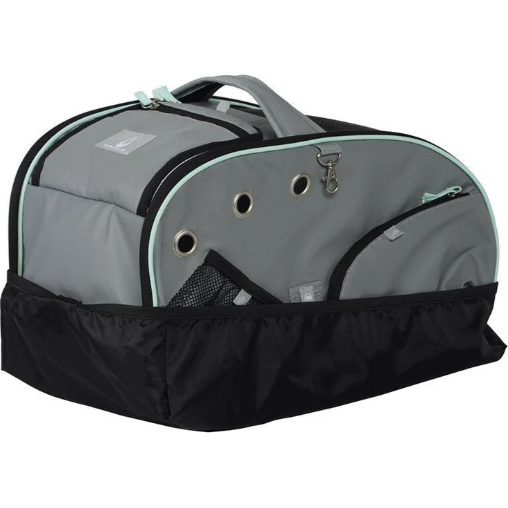 Nobby Tiertransporttasche Multifunktions-Rucksack Nomad grau, ideal für kleine Hunde bis 6 kg, strapazierfähige Mikrofaser. – Bild 1