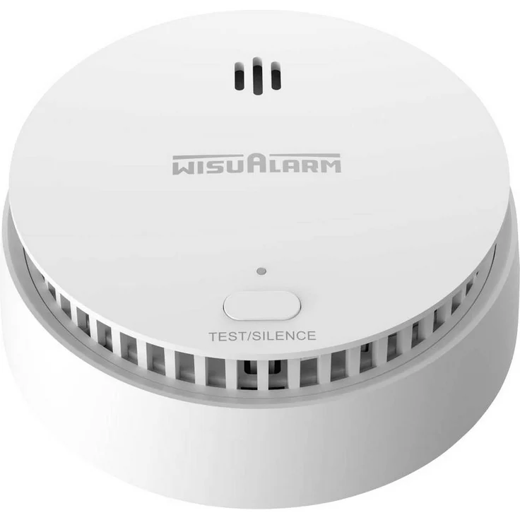 cemon Wisualarm DHI-HY-SA30A, Autarker Rauchwarnmelder mit Split-Spektrum-Sensortechnologie, 10 Jahre-Batterie, 85 dB Alarm, Stummschaltung