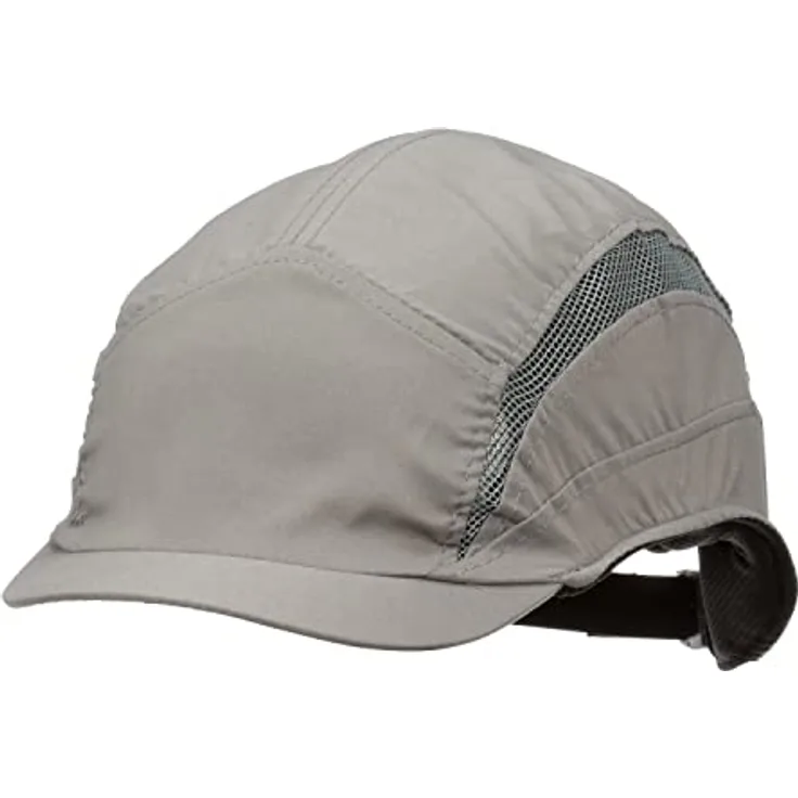 3M First Base 3 Anstoßkappe 2030606, Classic, Grau, mit Mikro-Schirm und 25 mm