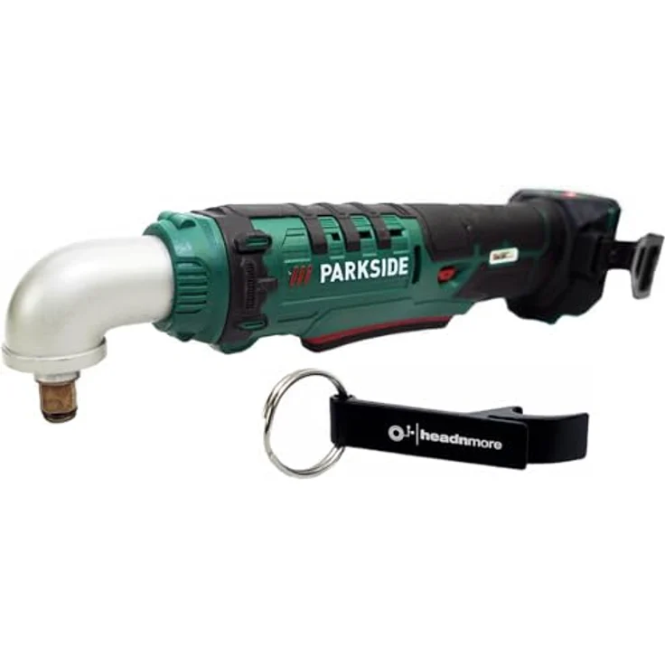 HEADNMORE Bundle mit PARKSIDE 20V 1/2 Zoll Akku Winkelschlagschrauber PAWS 20 A1 und HEADNMORE Schlüsselanhänger – Bild 1