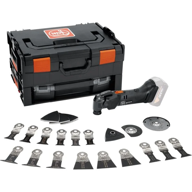 Fein Akku-MULTIMASTER AMM 500 Plus Top AS, Multifunktionswerkzeug in Schwarz, 18 V mit L-Boxx - 71294262000