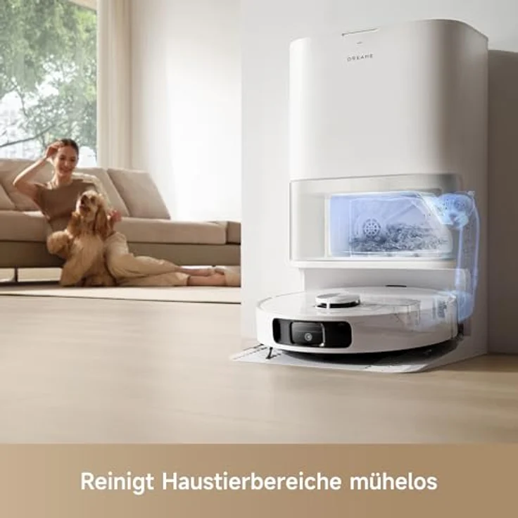 Dreame L10s Ultra Gen 2 Nass- und Trockensauger, MopExtend™ RoboSwing-Technologie, 10.000 Pa Vormax™-Saugkraft, Haustiermodus, vollautomatische Basisstation, vielseitige Teppichreinigung - Preisvergleich – Bild 5