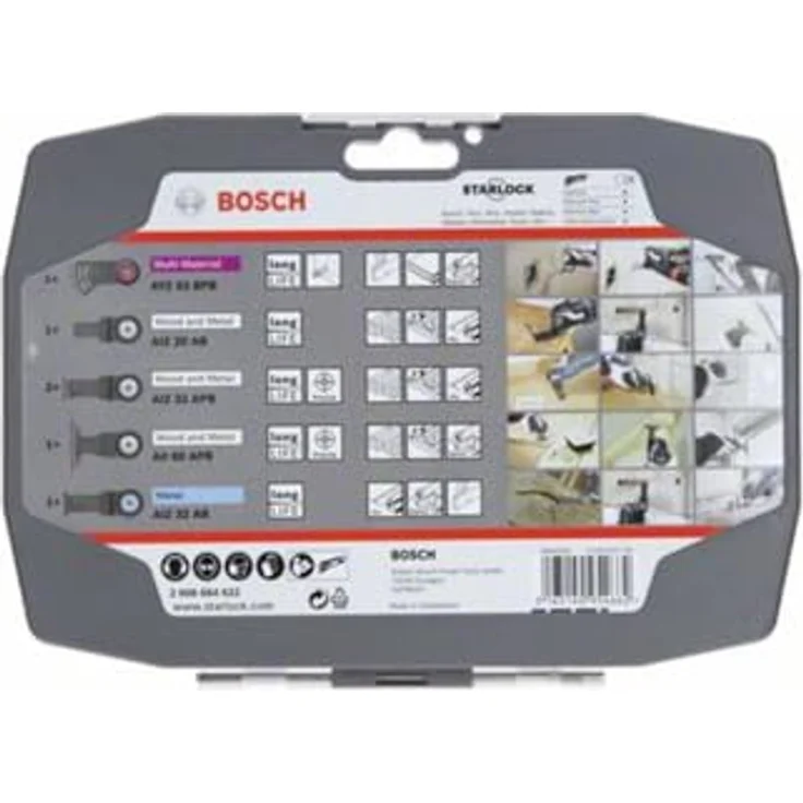 Bosch Professional 6 tlg. Starlock Tauchsägeblatt Set (für Holz, Metall und Multimaterial, Zubehör Multifunktionswerkzeug) – Bild 4