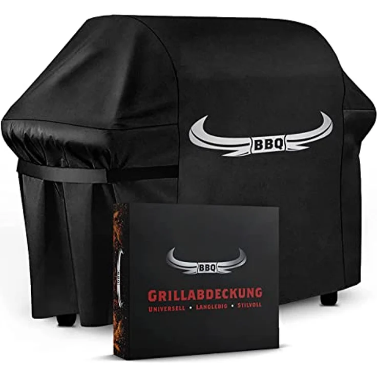 BBQ – Grillabdeckung [122 cm x 61 cm x 147 cm] – Innovative Grillabdeckung – Wetterfeste und wasserdichte Grillabdeckung [100%] – Bild 1