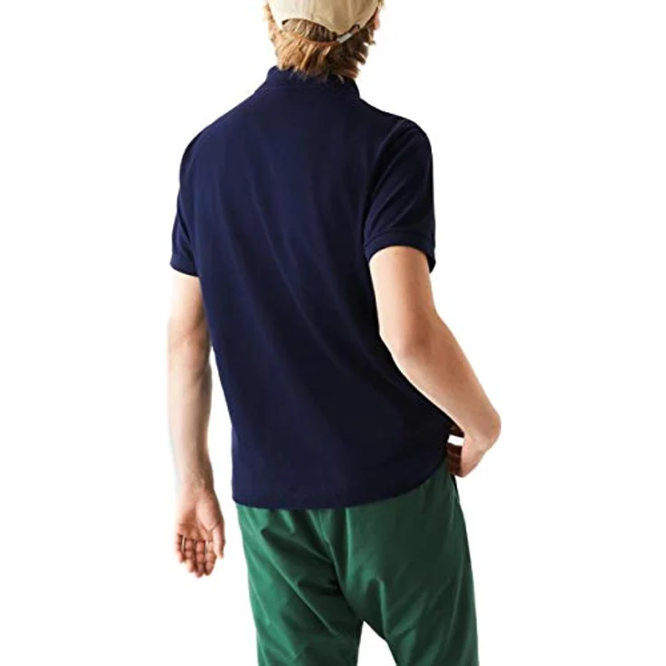 Lacoste Poloshirt 100% Baumwolle, Nachtblau, Größe L – Bild 3