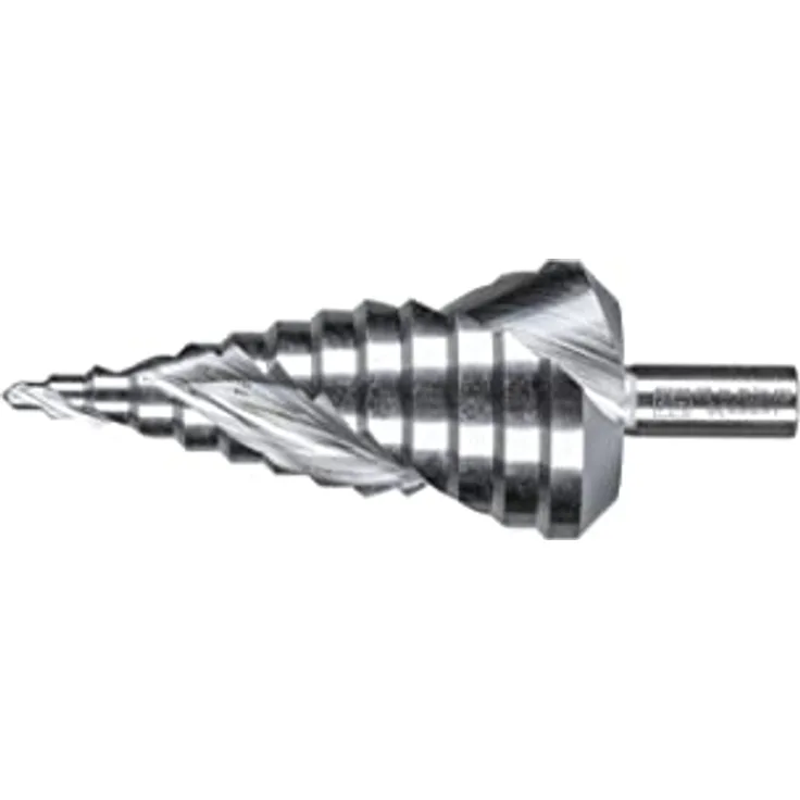 PFERD TOOLS HSS Stufenbohrer 4 - 39mm, für dünne Bleche, Rohre und Profile, Dreiflächenschaft, 1 Stück