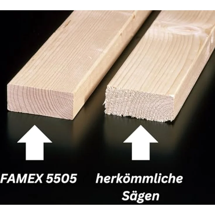 FAMEX Japansäge 5505 Profi Handsäge 300mm, Zugsäge aus Karbonstahl mit 14 TPI Zahnung, Made in Japan – Bild 5