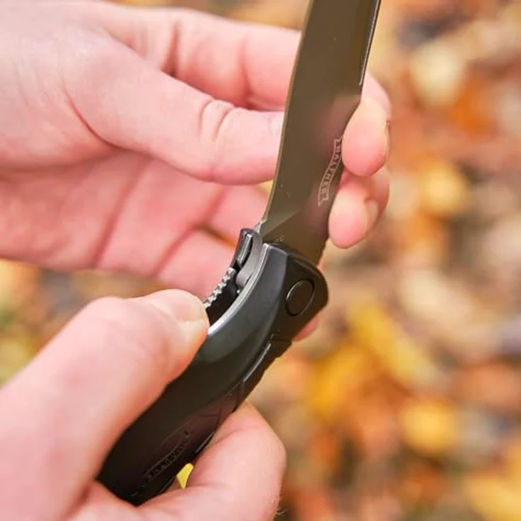 Walther Erwachsene Messer TFK, Schwarz-Silber, 24,5cm – Bild 5