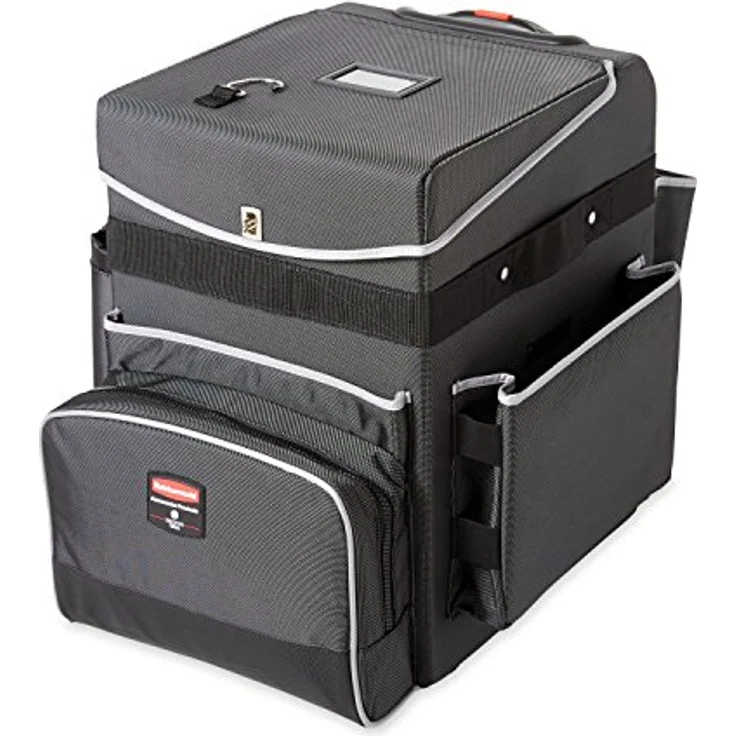 Rubbermaid Quick Cart Medium, Mobiler Transportwagen mit Teleskopgriff, schmutzabweisend und abwaschbar, 18,1 kg Tragkraft – Bild 2