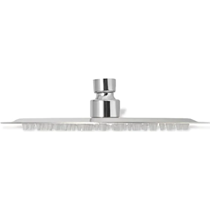 vidaXL Regenduschkopf Regenbrause Edelstahl 20 cm Rund, Anti-Kalk-Düsen, 95 Düsen, Wand- oder Deckenmontage – Bild 5