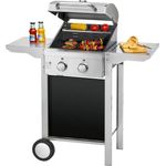 ProfiCook Gasgrill, Gasgrill, Grill mit klappbaren Seitentischen