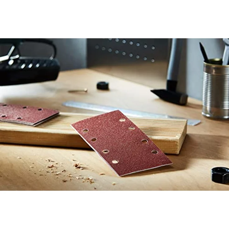 Bosch Professional Schleifblatt Expert for Wood and Paint Holz und Farbe für Schwingschleifer (10 Stück, Körnung 80, C430) - Preisvergleich – Bild 6