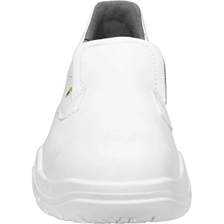 ELTEN WHITE Slipper Low ESD S2 Sicherheitsschuh, hydrophobierte Mikrofaser, atmungsaktives Textilfutter, MONO-PU Sohle SAFETY-GRIP, grau – Bild 2