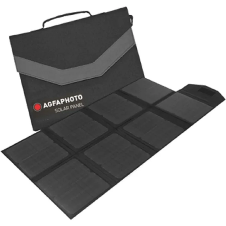 AgfaPhoto Solarmodul AgfaPhoto Solarpanel SP120, faltbares Solar-Panel mit 120W Ladeleistung, monokristalline Panels