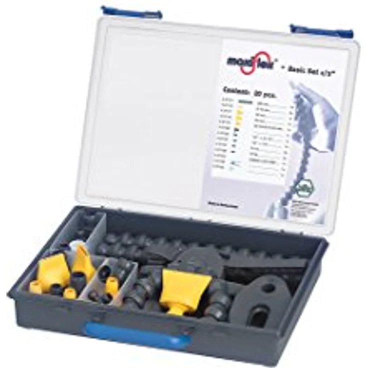 Wiha Werkzeugkoffer MAXIFLEX Basis-Set, 1/2 System, chemisch resistent, 12,7 mm Innendurchmesser, bis 6 bar Druck – Bild 2