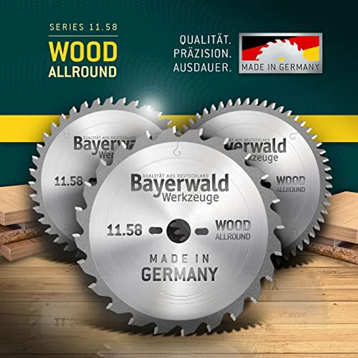 Bayerwald - HM Kreissägeblatt für Holz - Ø 250 mm x 3.0 mm x 32 mm | WZ negativ (48 Zähne) | für Kapp- & Gehrungssägen – Bild 2