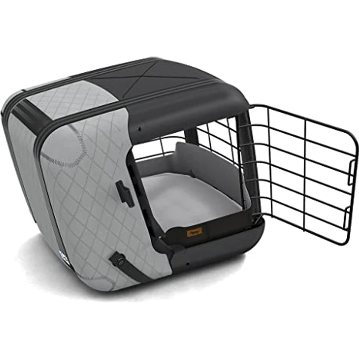 4pets Caree - Autotransportbox für Hunde (Cool Grey) – Bild 2