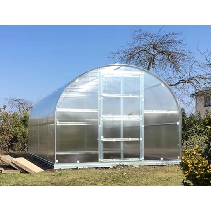 Klasika Gewächshaus KLASIKA 18 (3x6m) mit fundamenten und 4mm Polycarbonat, eines der stärksten Gewächshäuser – Bild 5