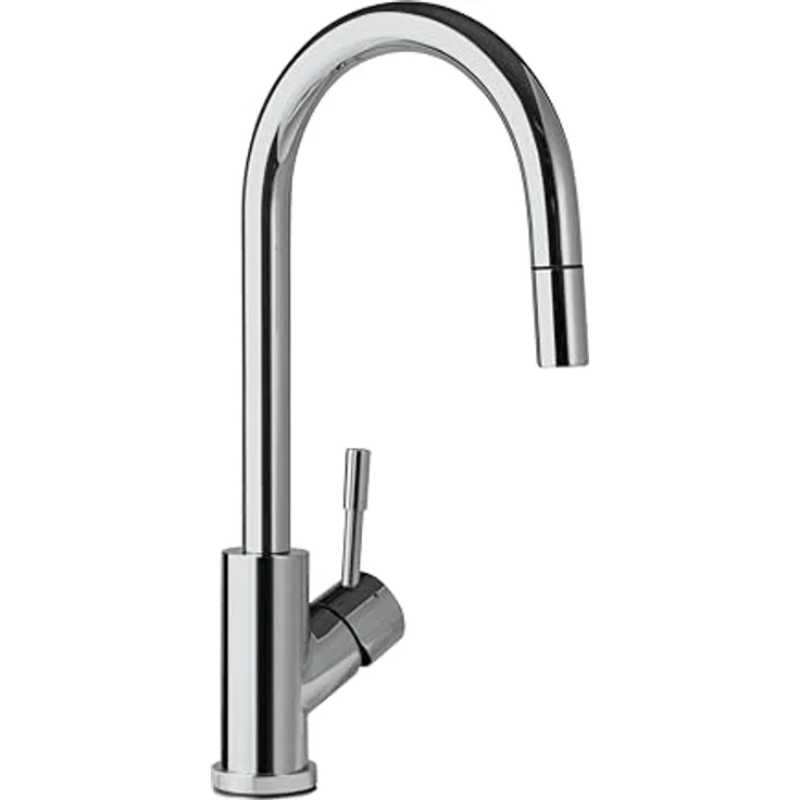 Villeroy & Boch Küchenarmatur 925400LE, Edelstahl poliert, mit Ausziehbrause und keramischen Dichtungen – Bild 1