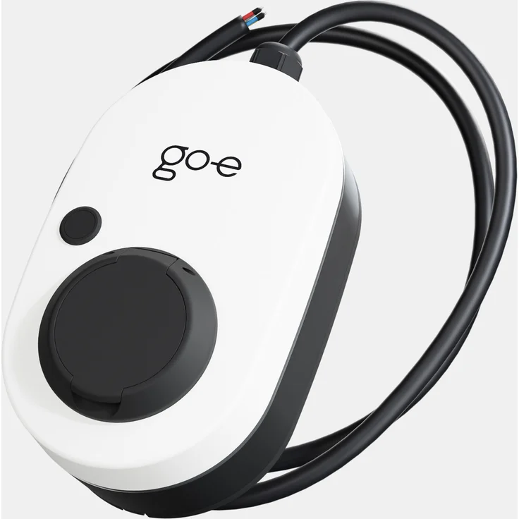 go-e Charger Gemini Wallbox (11 kW) mit Ladesteckdose Typ 2 Stecker weiß/schwarz – Bild 2