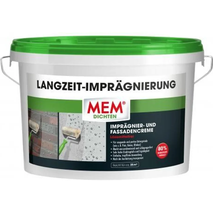 MEM Fassaden-Langzeit-Imprägnierung 2,5 l - Preisvergleich – Bild 1