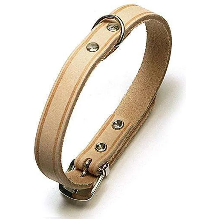 Karlie RONDO Halsband genietet - Natur 25 mm, 70 cm