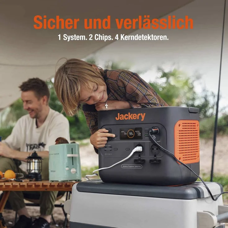 Jackery Explorer 2000 pro - Tragbare Ladestation - Akkukapazität 2.160 Wh max. Leistung 4,4 kW Dauerleistung 2,2 kW – Bild 6
