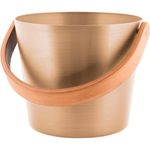 Rento - Sauna Eimer aus Aluminium - Champagner