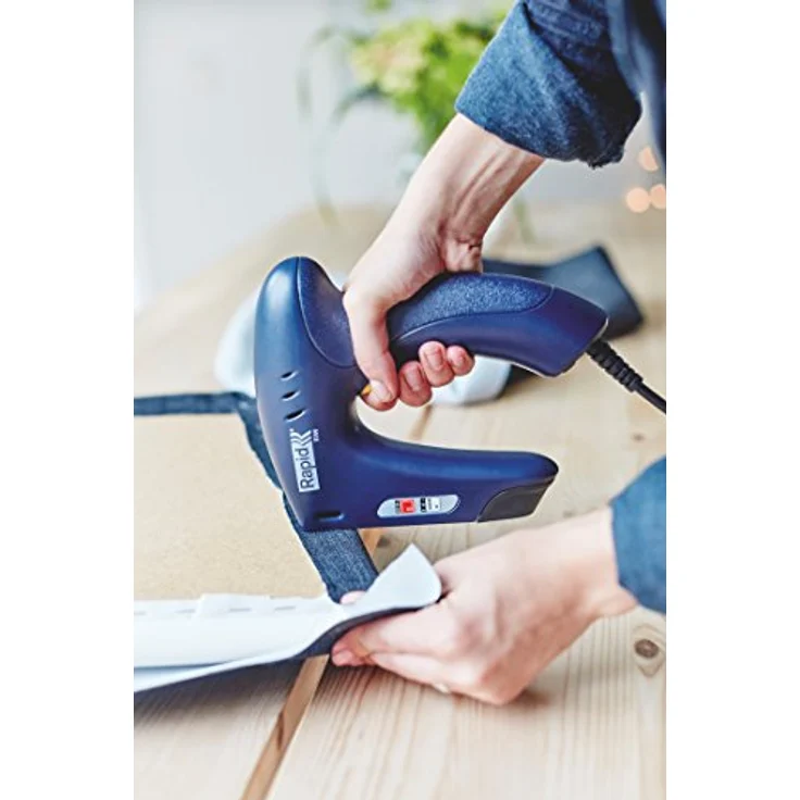 Rapid Leichter Elektrotacker, Für kleine Heimarbeiten, Ergonomisches Design, E100, 5000578 – Bild 5