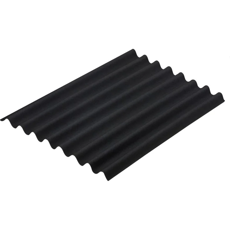 Onduline Bitumenwellplatte Easyline 100 x 76 cm 2,6 mm schwarz – Bild 1