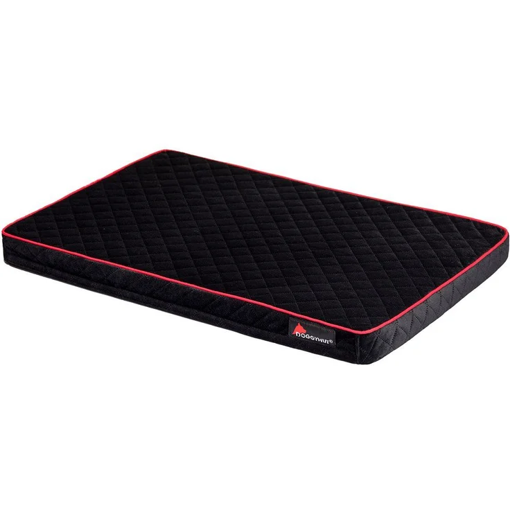 TIGGO Tiermatratze Hundematratze für DOGGYHUT® + TIGGO Pets Hundeanhänger schwarz, 5-6 cm dicker Schaumstoffkern für optimalen Komfort