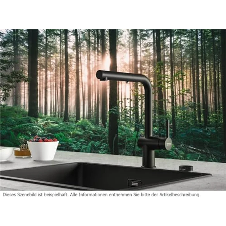 FRANKE Active L Küchenarmatur Hochdruck, Weiß Matt mit Auszugsbrause, 180° Schwenkbereich – Bild 2