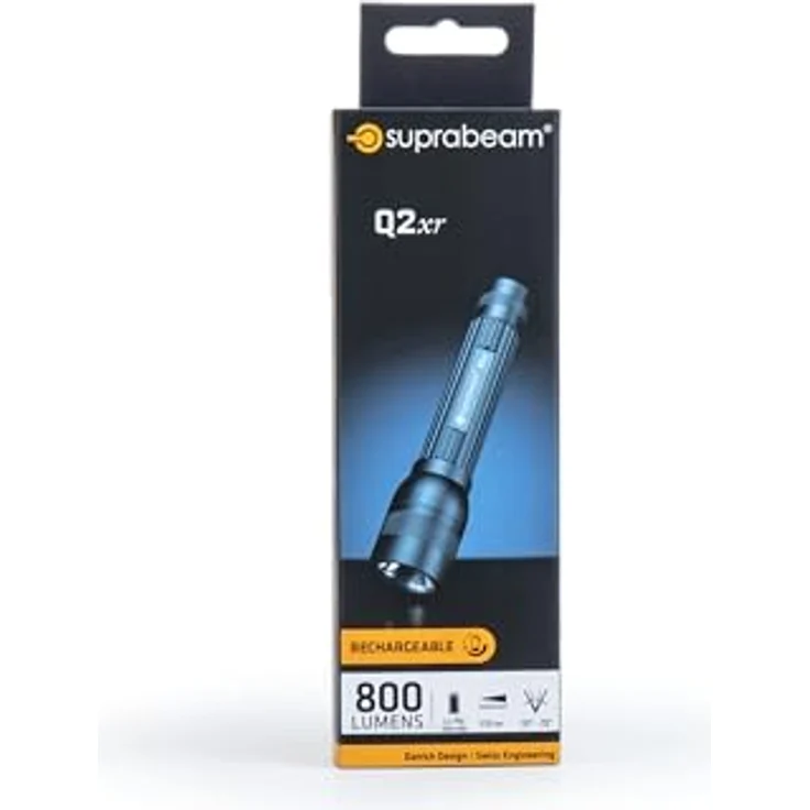 Suprabeam Q2xr, Taschenlampe mit 800 Lumen, robustem Aluminiumgehäuse und USB-C Ladeanschluss – Bild 4