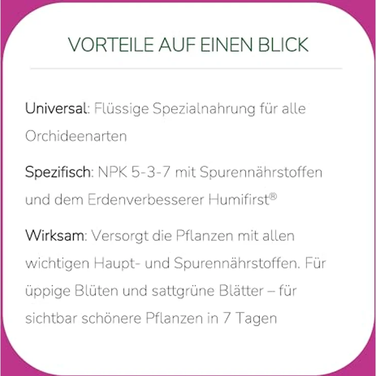 Substral Orchideen Nahrung, 250 ml, Flüssige Spezialnahrung mit Humifirst für alle Orchideenarten – Bild 5