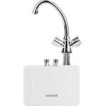 SaniSelf Kleindurchlauferhitzer KDU Hydraulisch 3,5 kW, druckloses Untertisch-Gerät mit Niederdruck-Armatur, Energieeffizienzklasse A