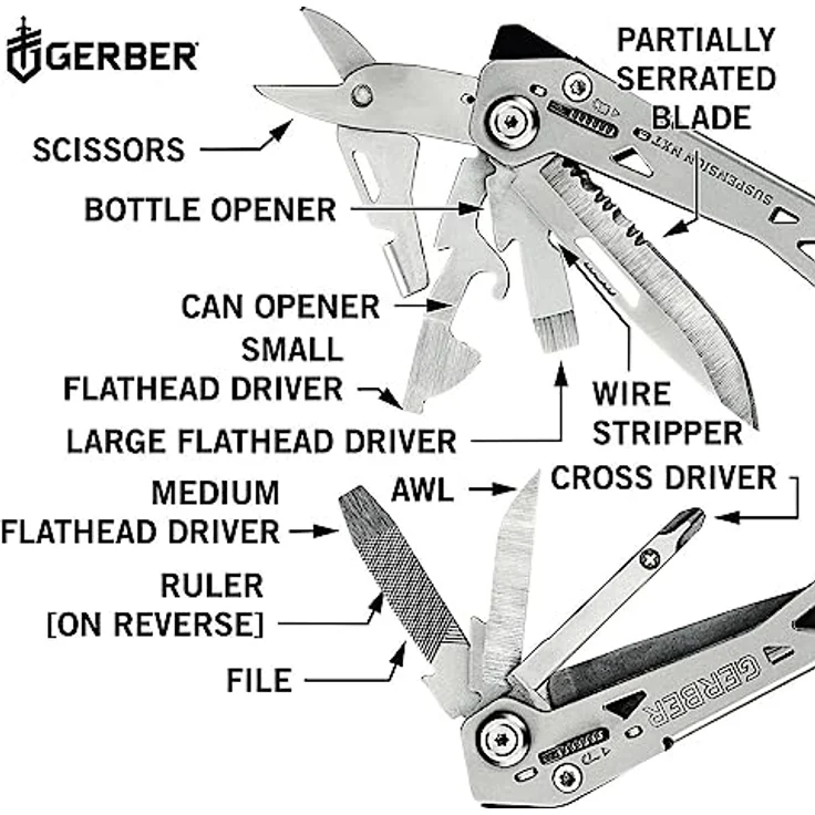 Gerber Multi-werkzeug 31-003345, grau, M, 1027512 – Bild 10