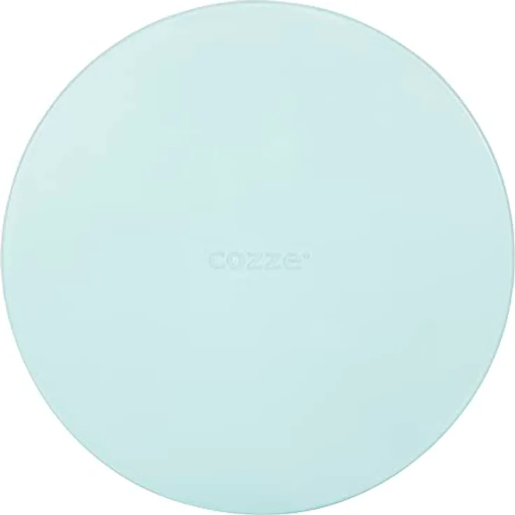 cozze® Pizzabrett aus Kunststoff Ø350x10 mm hellblau