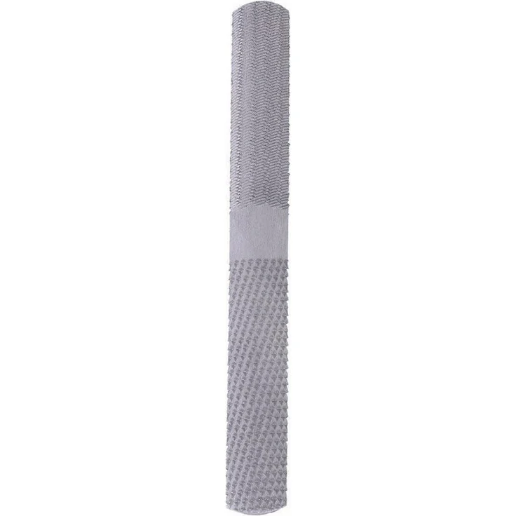 LuxusKollektion Raspel 4in1 Halbrund Flach 8 Zoll, graue Stahl Holzraspel
