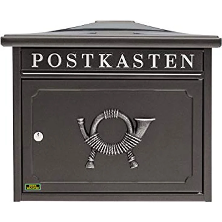 BURG-WÄCHTER, Briefkasten mit Komfort-Tiefe, A4 Einwurf-Format, Verzinkter Stahl, Sylt 1883 E, Alteisen – Bild 2