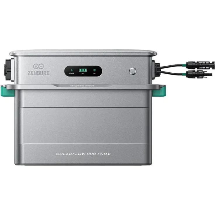 Zendure SolarFlow 800 Pro 2, Balkonkraftwerk-Speicher 1920Wh LiFePO4, WLAN & Bluetooth, IP65, 800W Ausgangsleistung, 48V Systemspannung