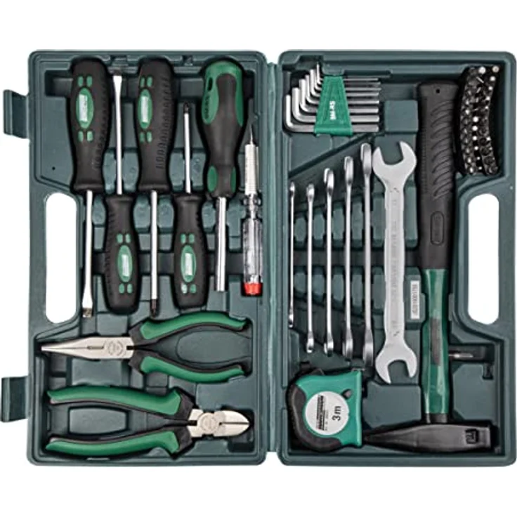 Brüder Mannesmann Werkzeug M29032 Werkzeugkoffer, 47-tlg – Bild 2