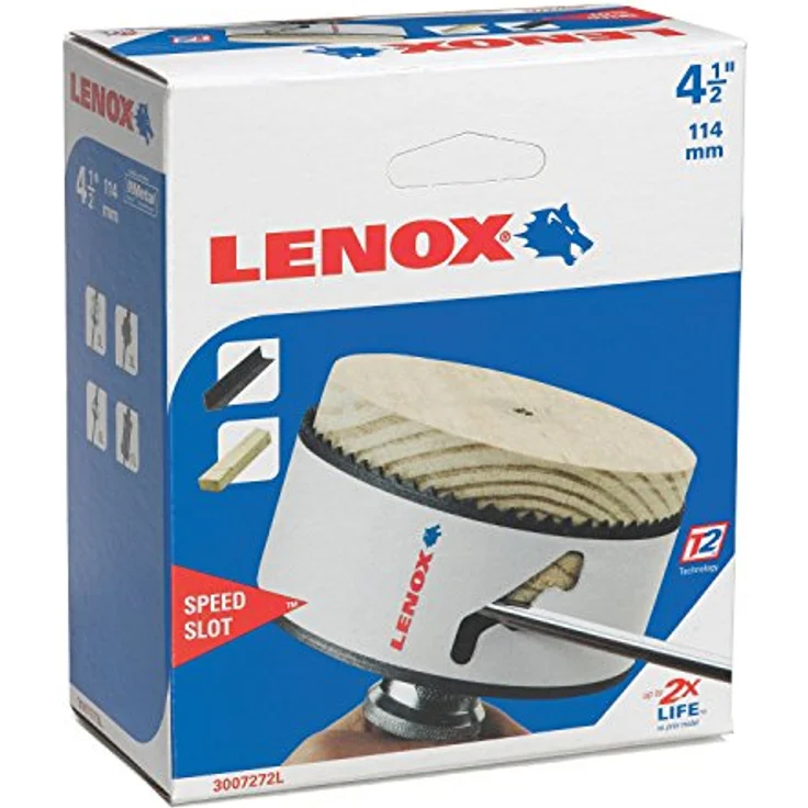 Rubbermaid Lochsäge Speed Slot Durchmesser 114mm Bi-Metall Lenox - 3007272L – Bild 4