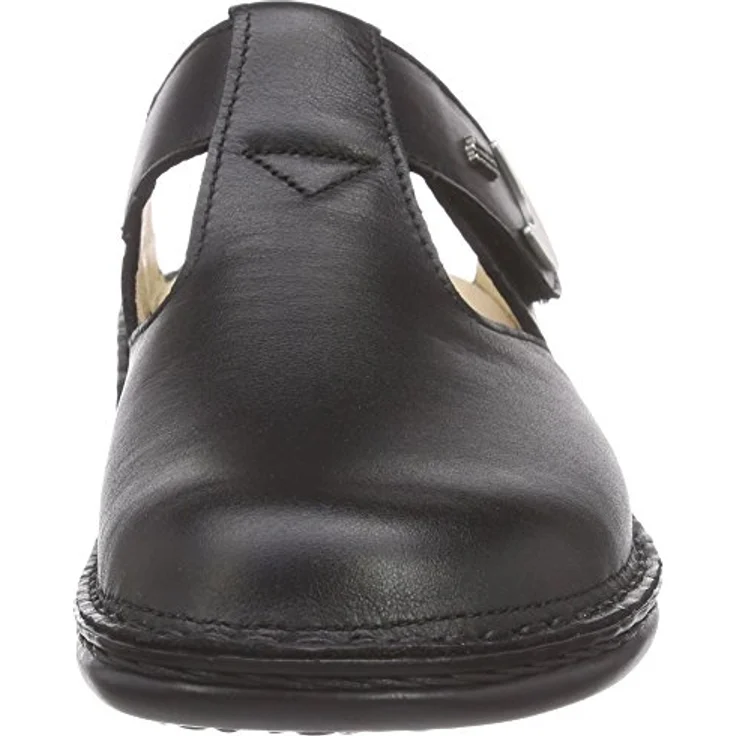 Finn Comfort Finn Comfort Belem, Sicherheitssandale, Nappaseda (Glattleder), schwarz 41, Klettverschluss, herausnehmbare Einlage, PU-Laufsohle – Bild 2