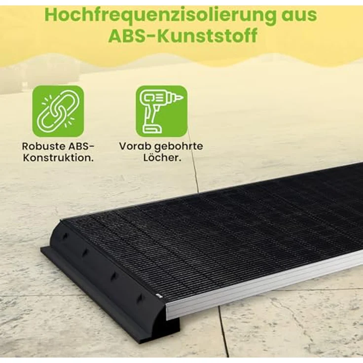 Offgridtec Spoiler Solar Dachhalterung Set von 2, Heavy Duty ABS PV Halterung für Solarmodule, wetterfest & langlebig, schwarz – Bild 3