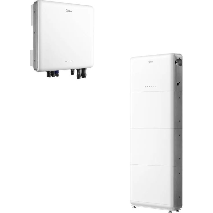 Midea MHELIOS M1-T8 8kW Hybrid-Wechselrichter mit 20kWh Solarspeicher-Set, integrierter Smartmeter und 98% Wirkungsgrad
