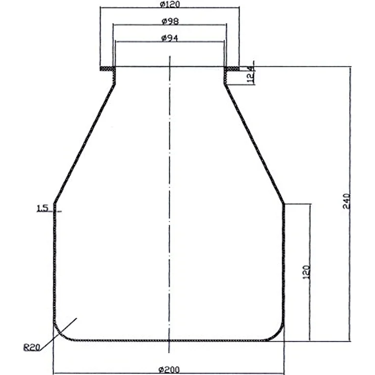 WilTec Membran Hauswasserwerk Druckkessel 20 - 24 L Membrankessel Gummiblase BUTYL – Bild 2