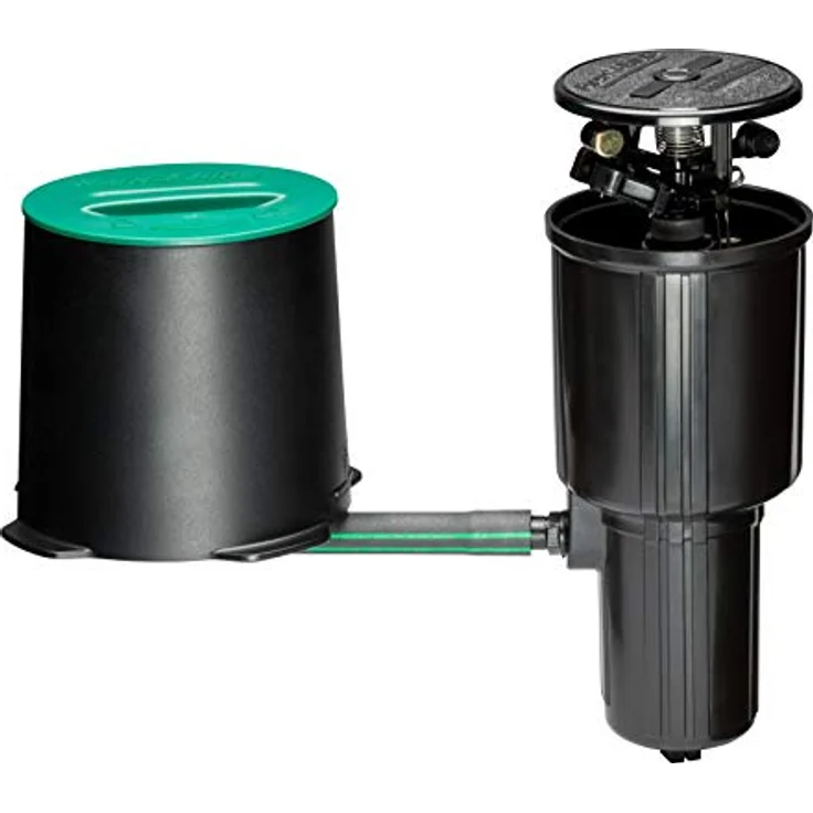 Rain Bird Bodenregner mit Click-N-Go Schlauchanschluss Sprinkler-Kit, im Boden In-Ground Impact Sprinkler Kit schwarz – Bild 2