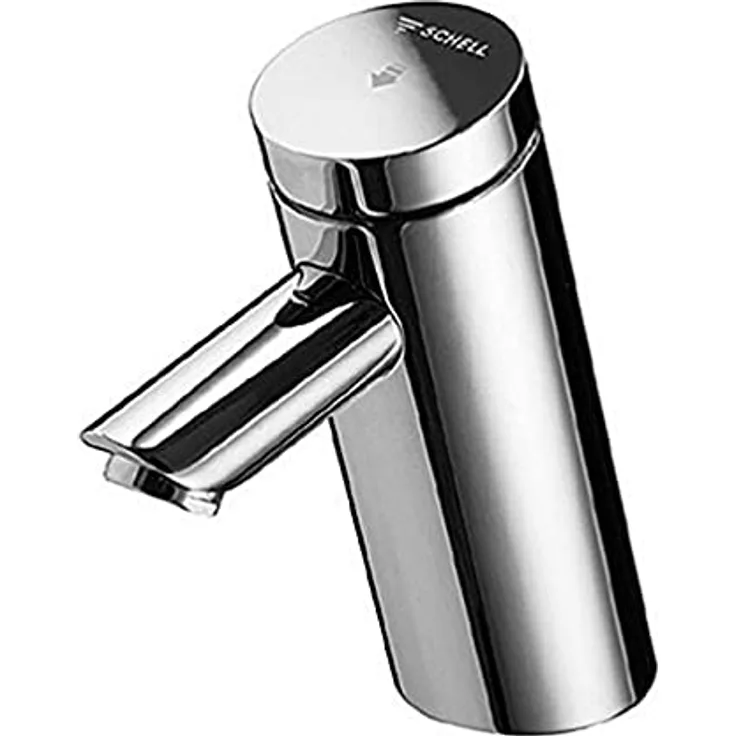 OTTO Schell Puris SC Selbstschluss-Waschtischarmatur, Hochdruck, chrom, vandalensichere Ganzmetallausführung, manuelle Auslösung, Durchfluss 12 l/min