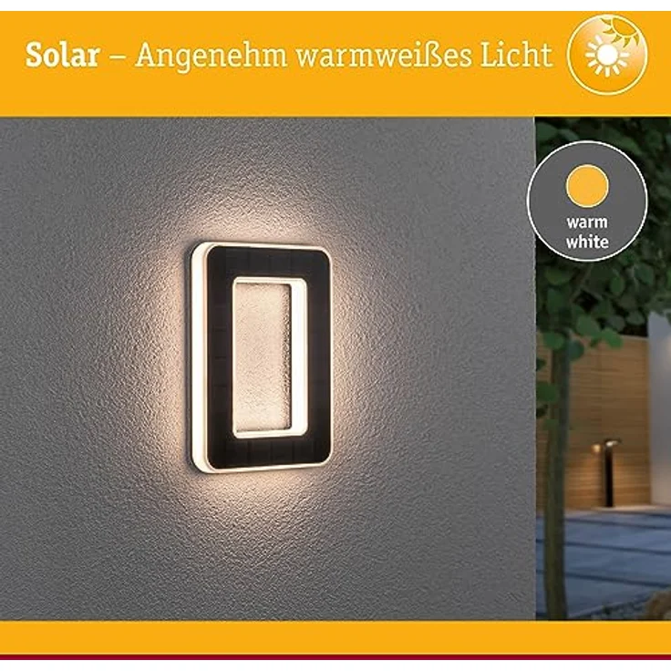 Paulmann Outdoor Solar Hausnummer 0 3000K IP44 Akku wechselbar – Bild 4