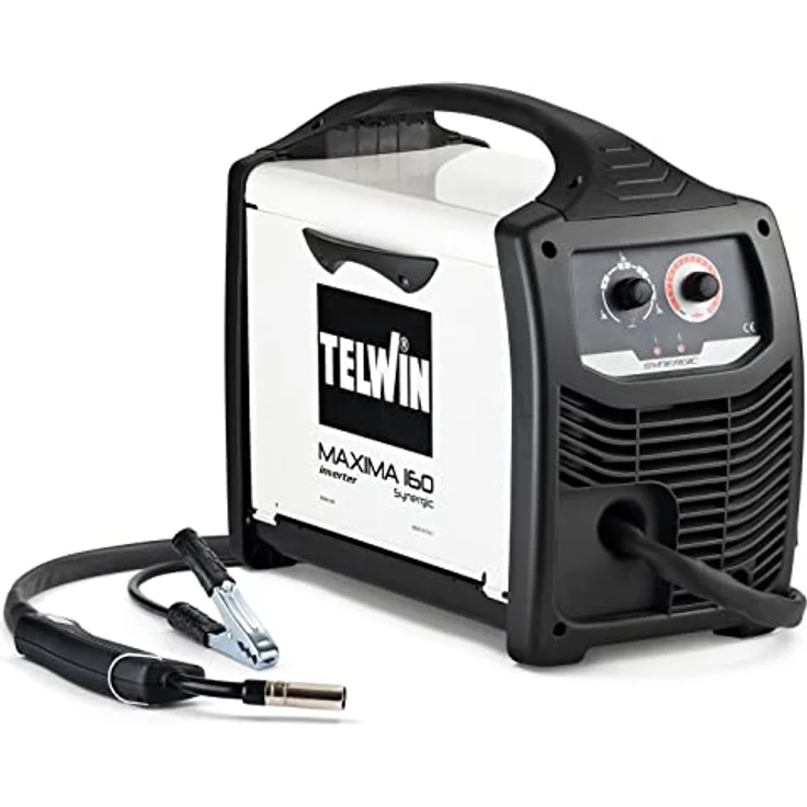 Telwin 816085 Maxima 160 Synergic Drahtschweißgerät mit Invertertechnik, 230V, 50-60Hz, 1ph – Bild 2